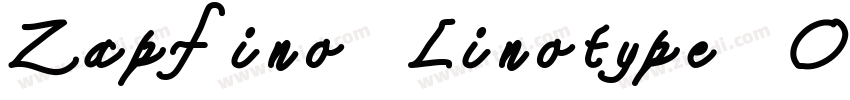 Zapfino Linotype On字体转换